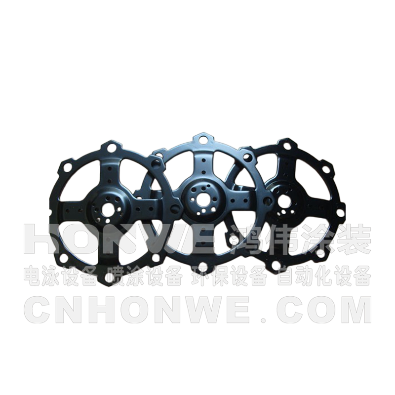 黑色亮光电泳工件